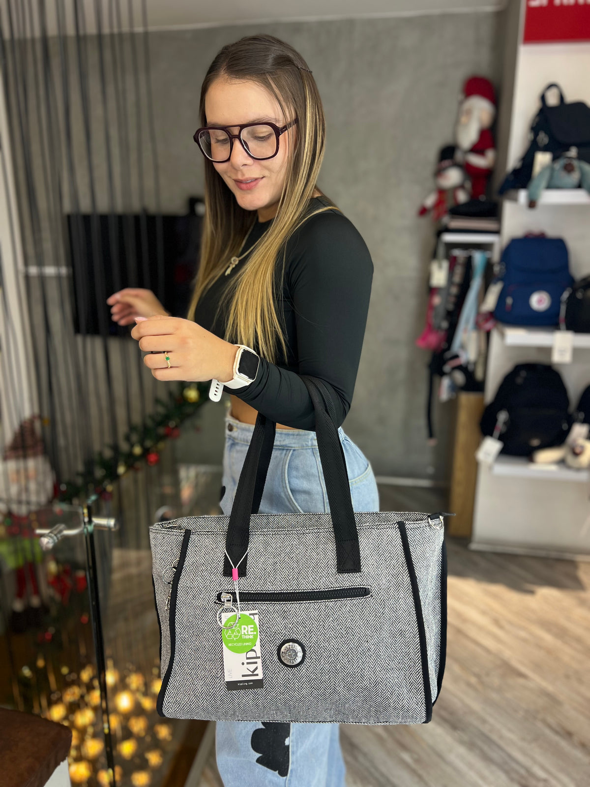 Bolso de Mano Gris