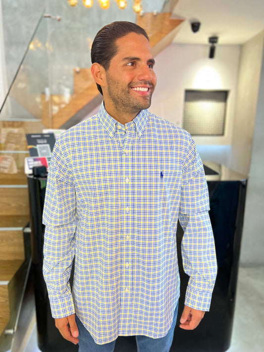 Camisa Polo R.L hombre Algodón