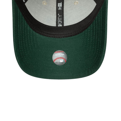 Gorra New Era Oakland Athletics 940 Ajustable Beige - Verde