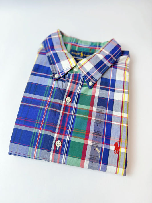 Camisa Polo R.L hombre Algodón Custom Fit