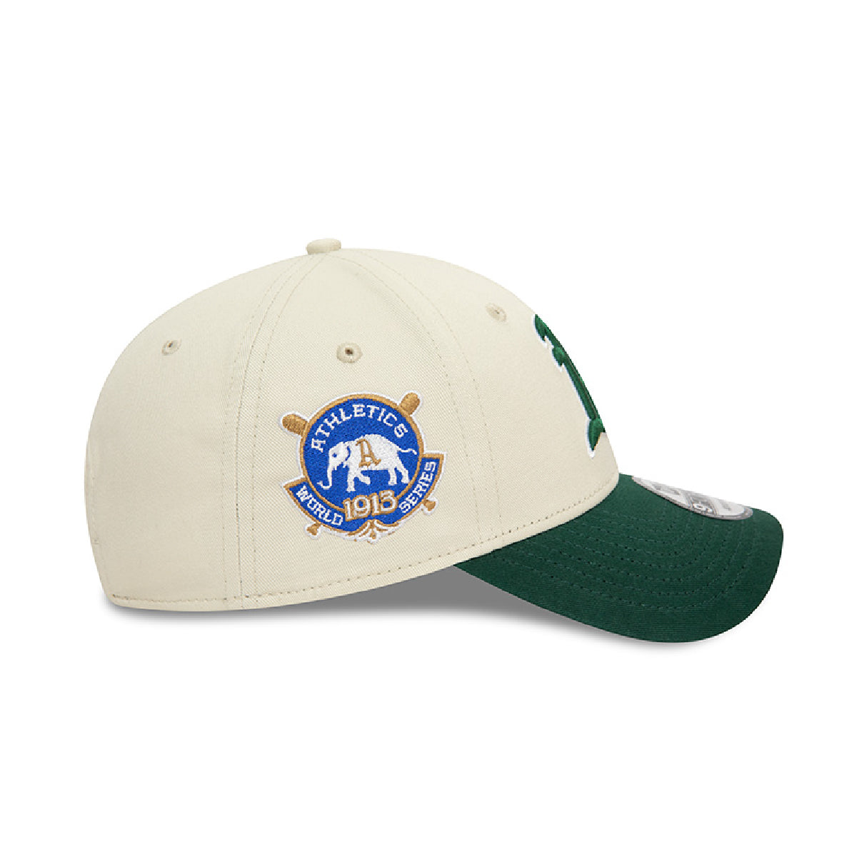 Gorra New Era Oakland Athletics 940 Ajustable Beige - Verde