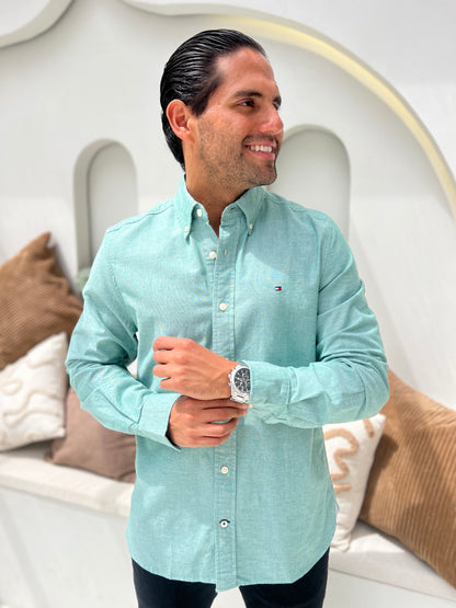 Camisa Tommy Hilfiger Verde N.C