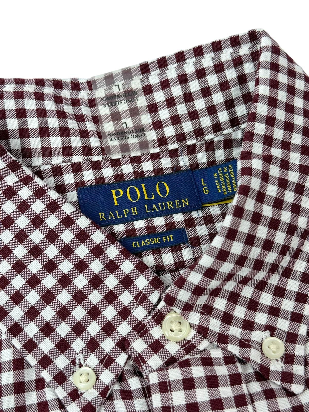 Camisa Polo R.L hombre Oxford