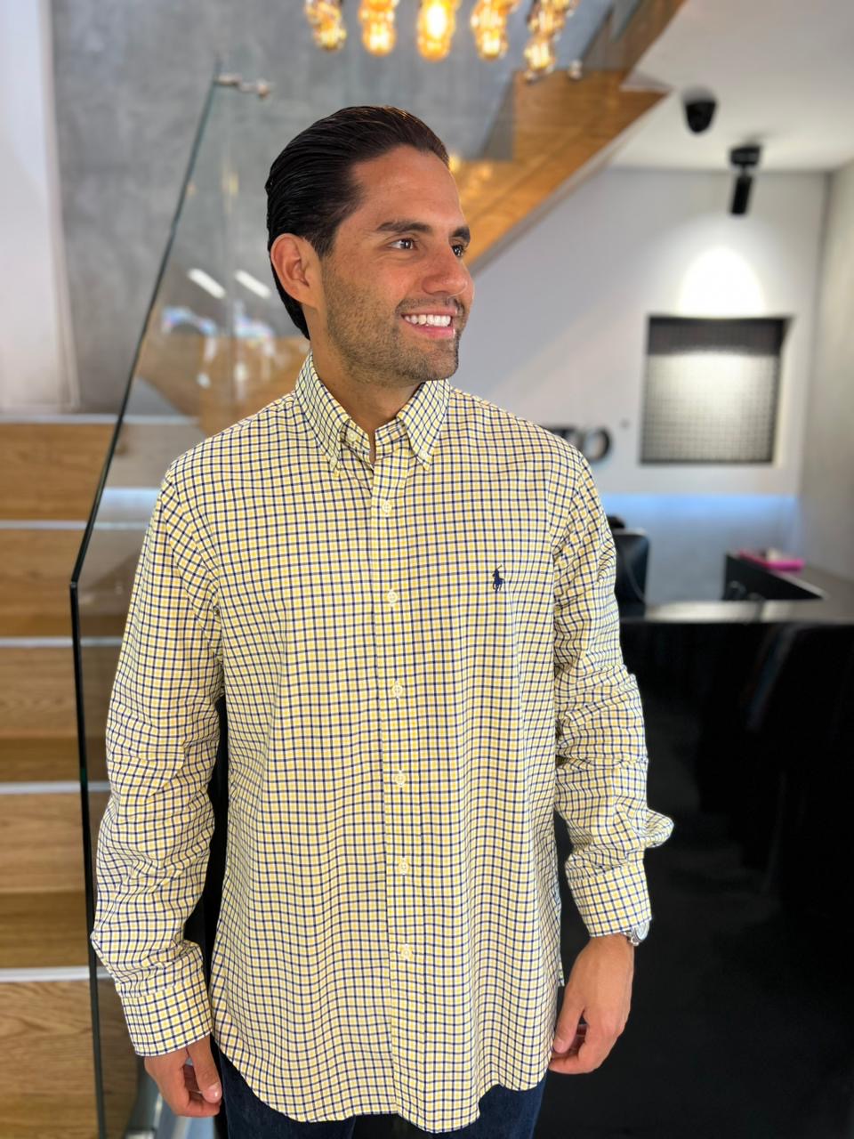 Camisa Polo R.L hombre Algodón