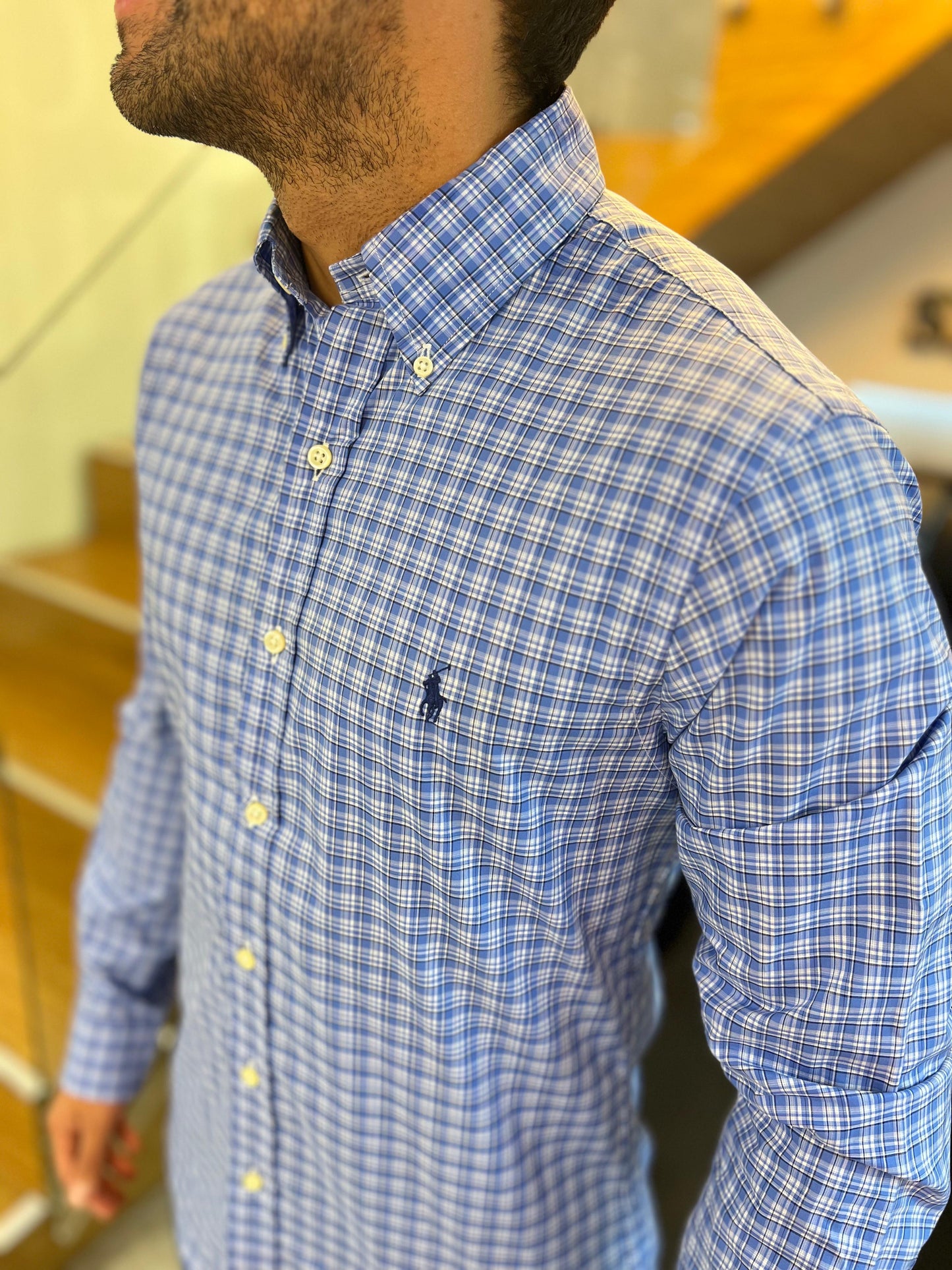 Camisa Polo R.L hombre Algodón Slim Fit