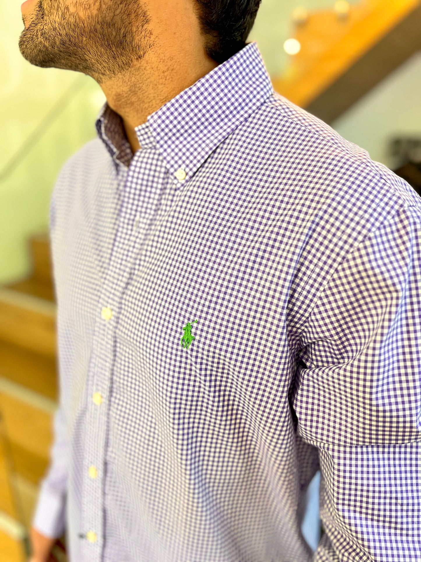 Camisa Polo R.L hombre Algodón
