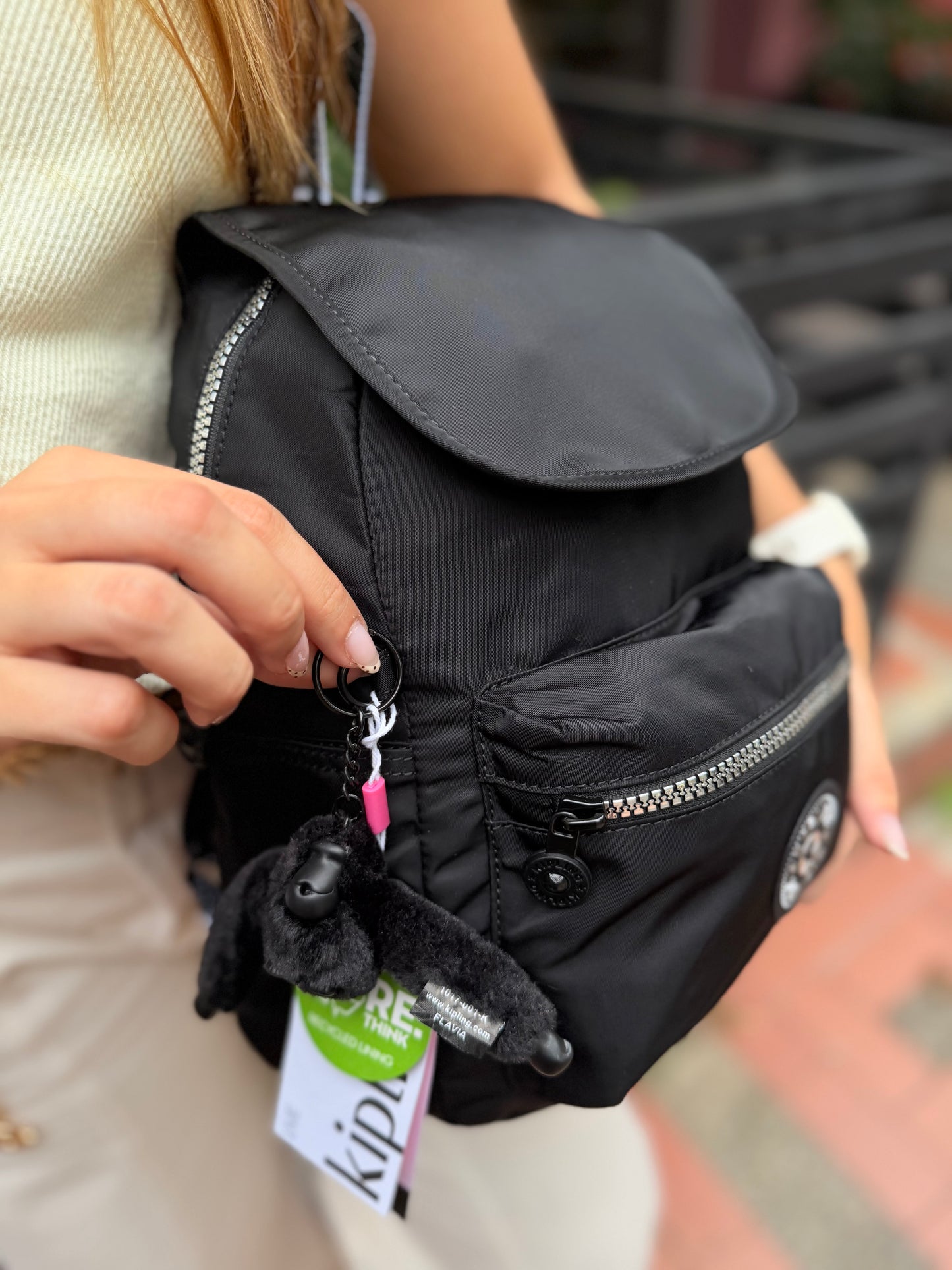 Morral Talla S City Pack Negro-Plateado