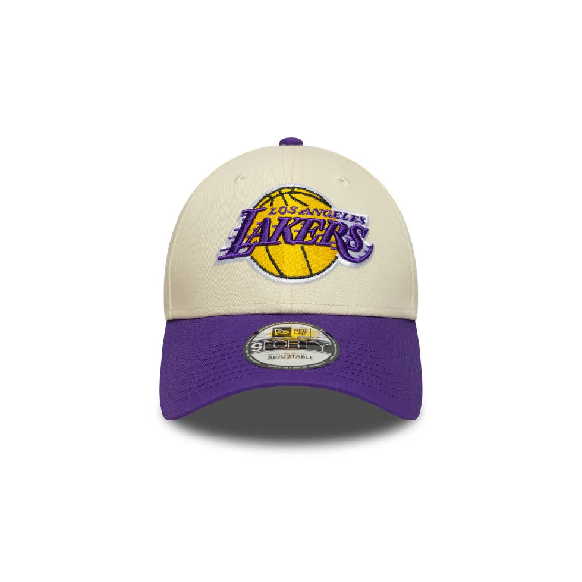 Gorra New Era Lakers 940 Ajustable Beige - Morada Edición especial