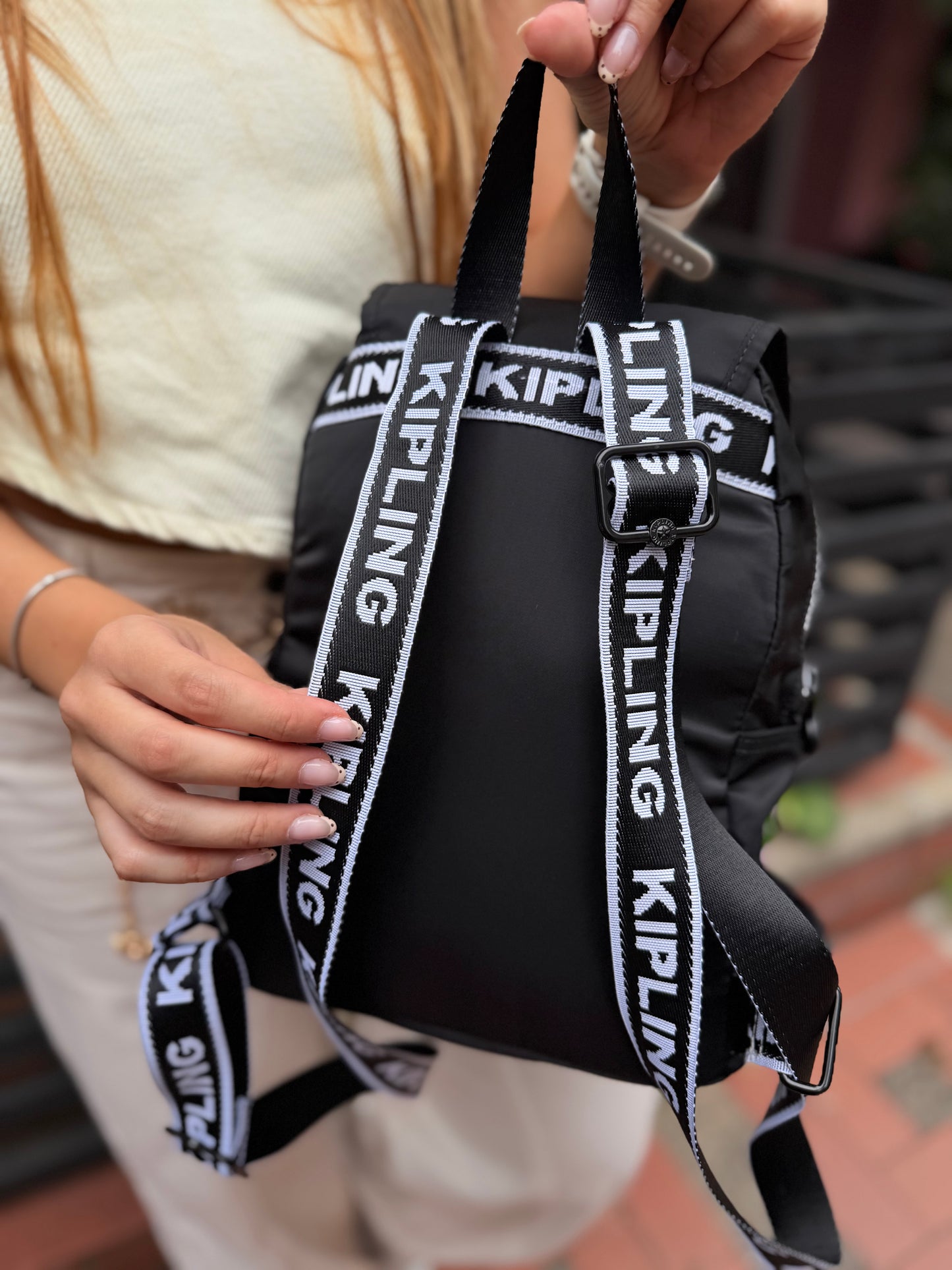 Morral Talla S City Pack Negro-Plateado