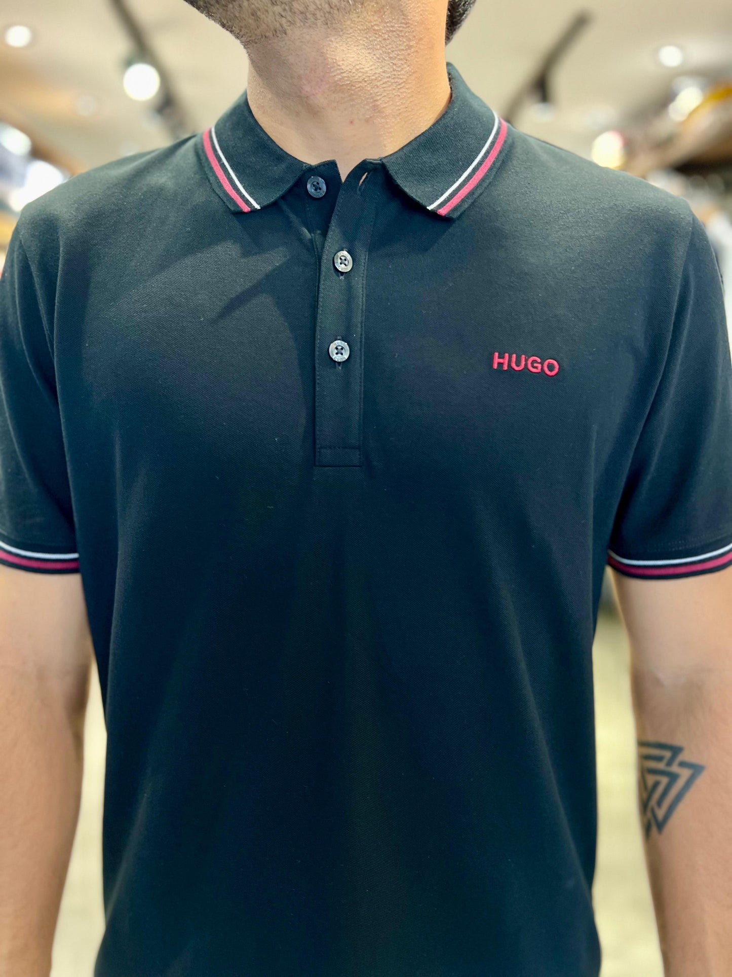 Polo Hugo Boss Negro