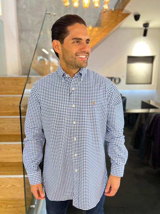 Camisa Polo R.L hombre Oxford