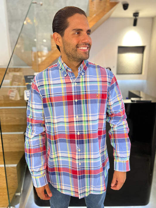 Camisa Polo R.L hombre Oxford