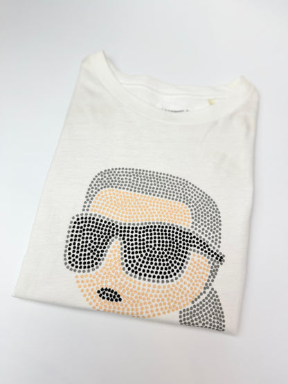 Camiseta Karl Lagerfeld hombre Algodón Blanca Diseño