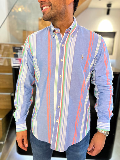 Camisa Polo R.L hombre Oxford