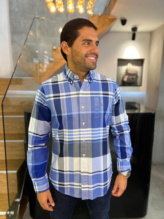 Camisa Polo R.L hombre Oxford