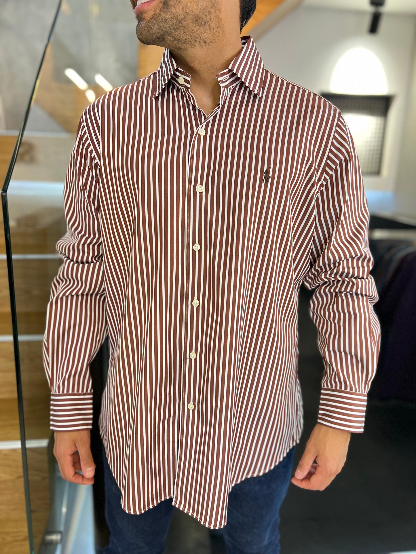 Camisa Polo R.L hombre Algodón