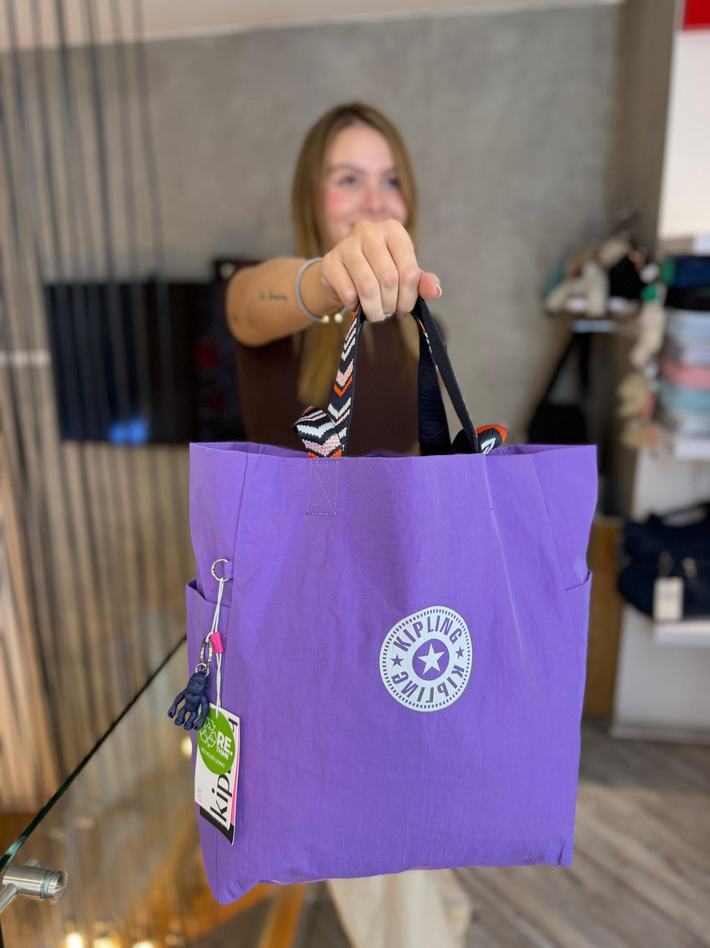 Bolso de Mano Morado