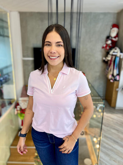 Polo Náutica Mujer Rosa
