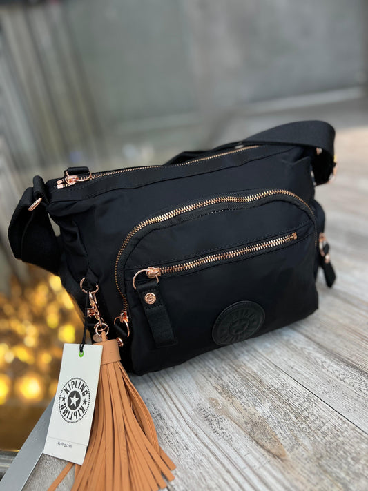 Bolso de Mano Negro de Lujo
