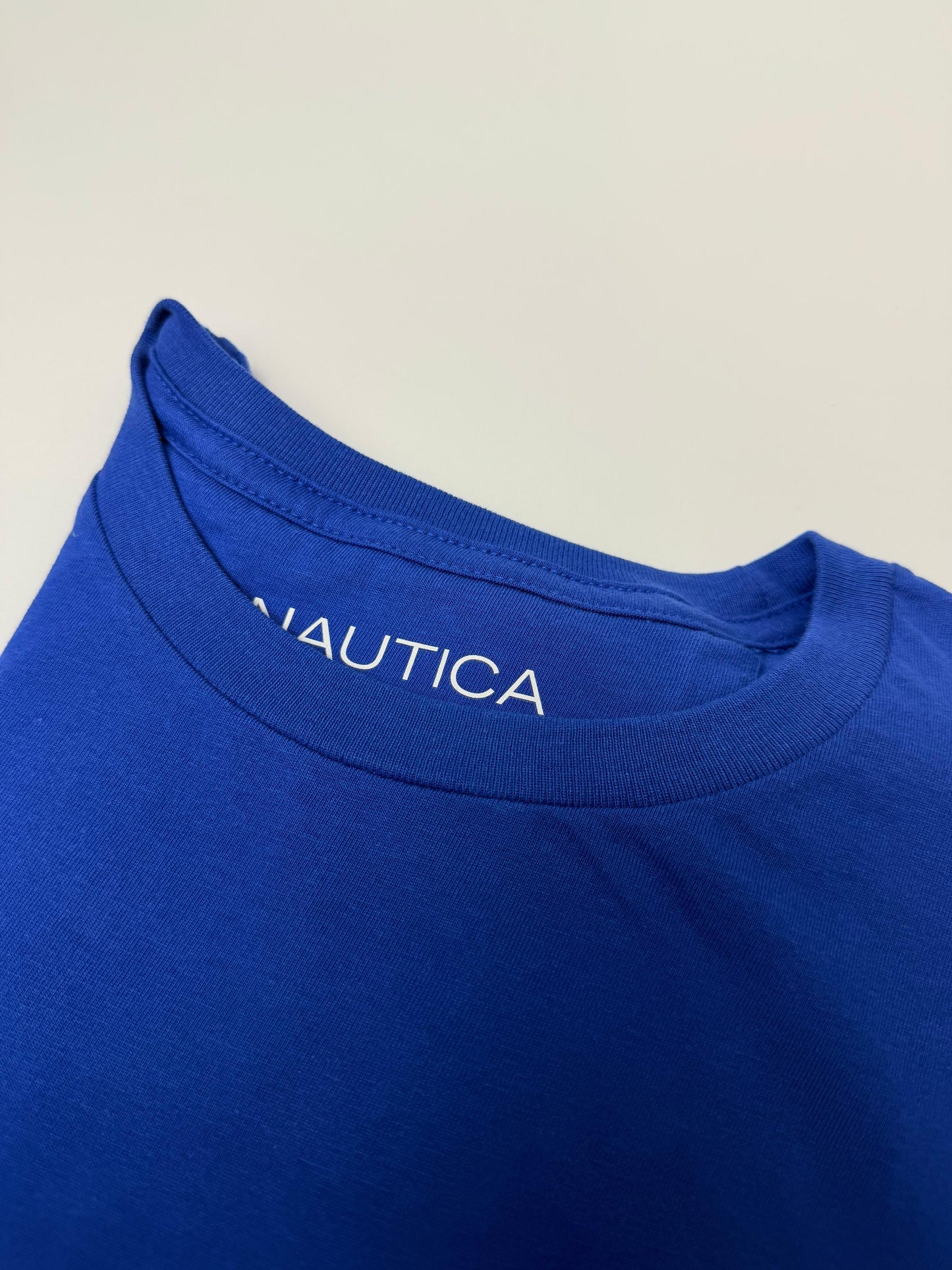 Camiseta Náutica hombre Algodón Azul Rey