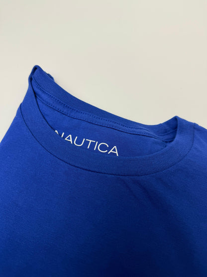 Camiseta Náutica hombre Algodón Azul Rey