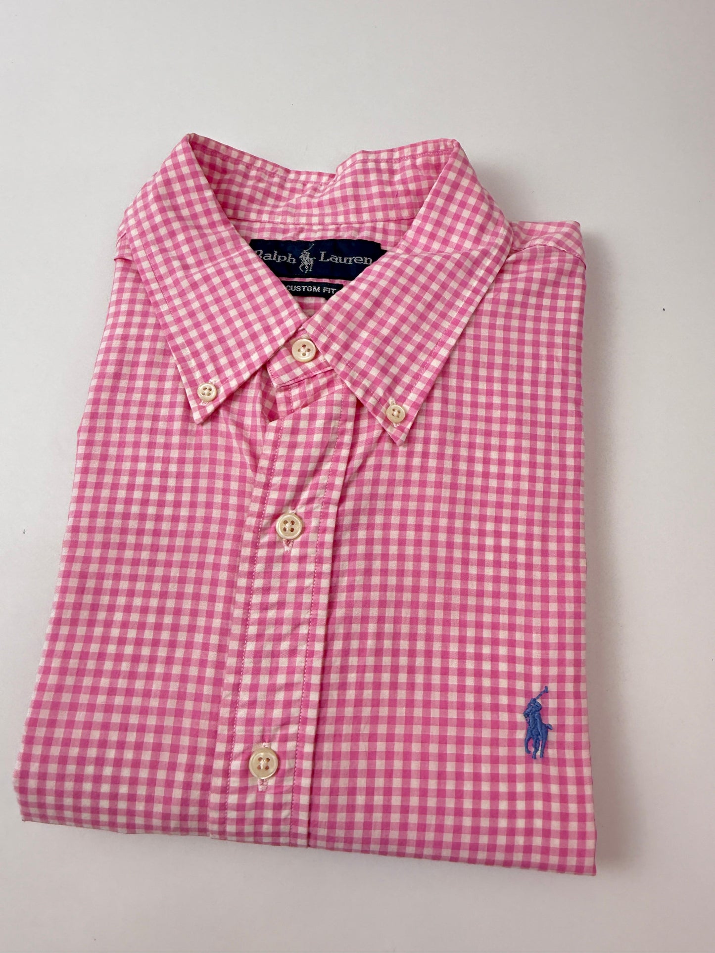 Camisa Polo R.L hombre Algodón Custom Fit