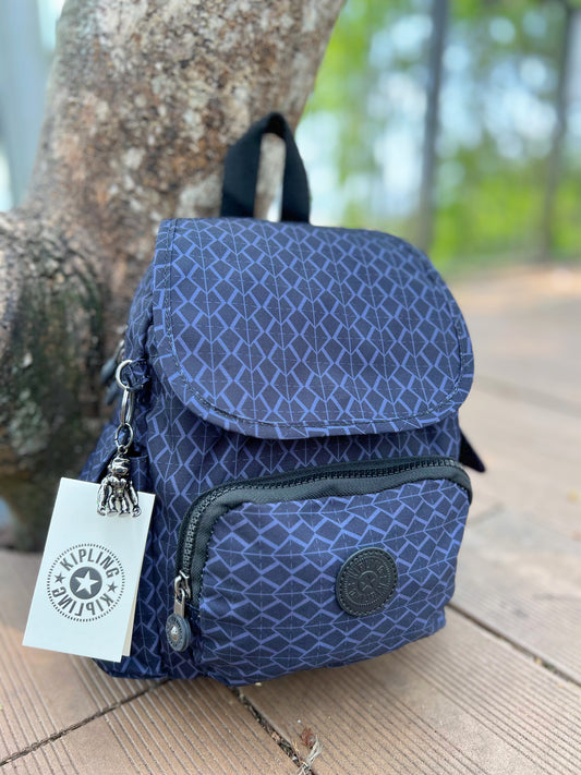 Morral City Pack Talla S Azul Estampado