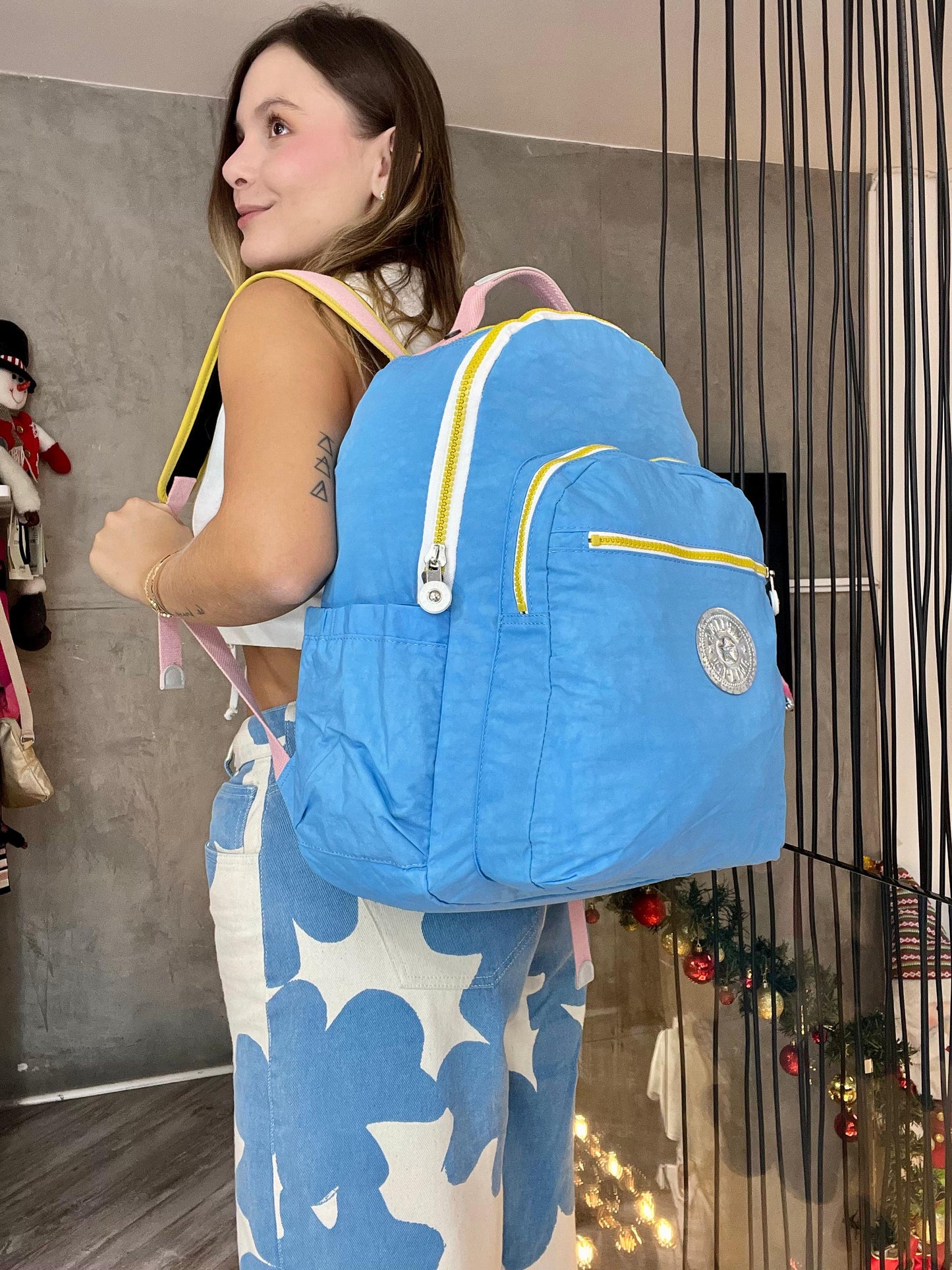 Morral Talla L Azul