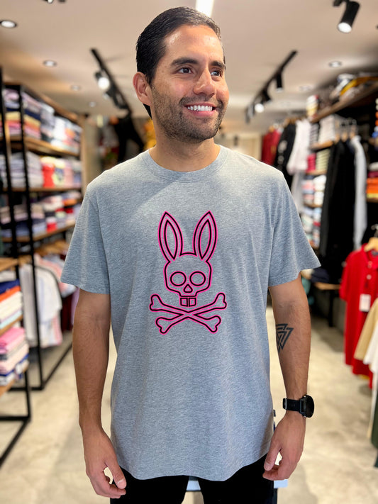 Camiseta Psycho Bunny Gris