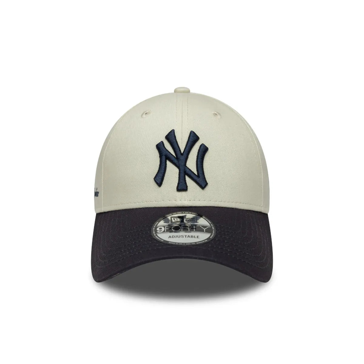 Gorra New Era NY 940 Ajustable Beige - Azul