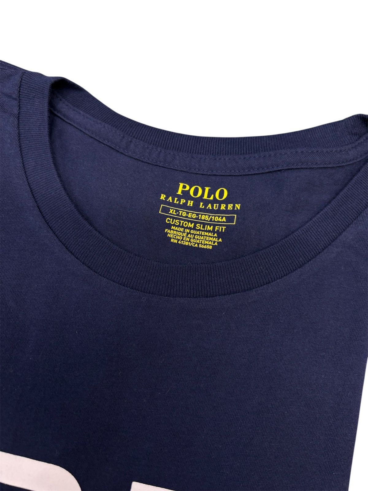 Camiseta Polo R.L hombre Algodón Azul