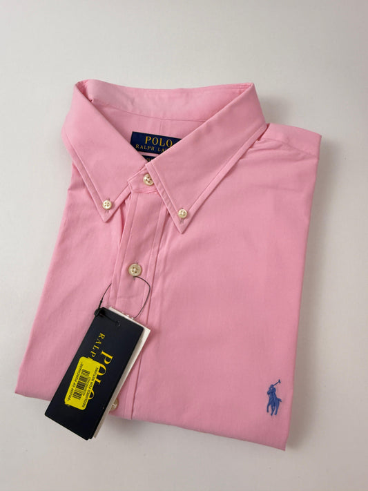 Camisa Polo R.L hombre Algodón Rosa
