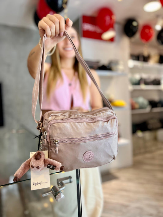 Bolso Manos Libres Oro Rosa