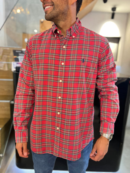 Camisa Polo R.L hombre Oxford