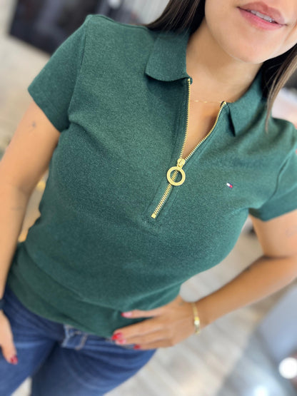 Polo Tommy Hilfiger Mujer Verde