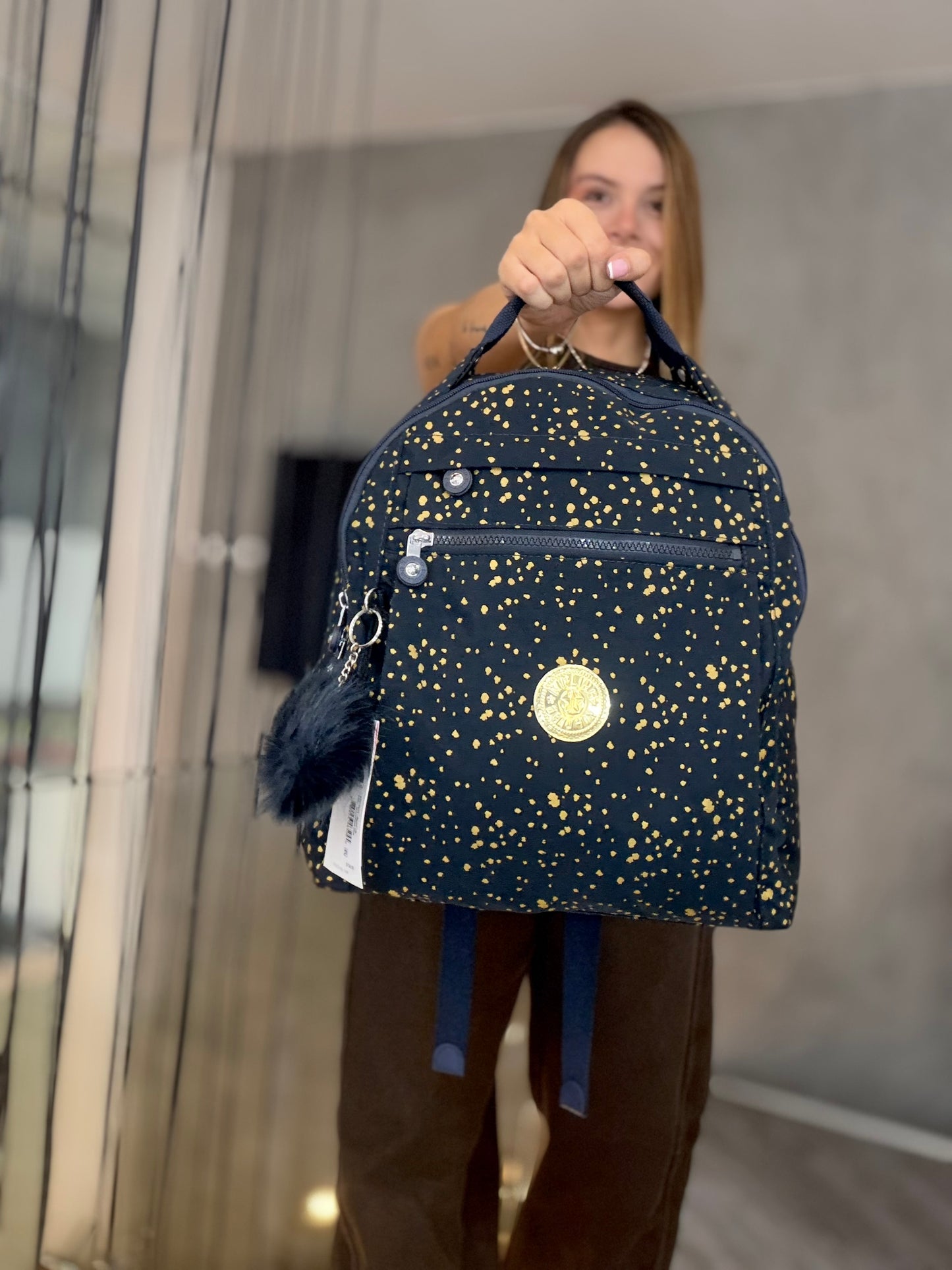 Morral talla M Azul