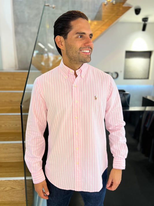 Camisa Polo R.L hombre Oxford