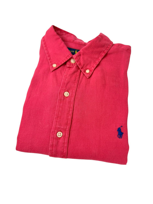 Camisa Polo R.L hombre Lino