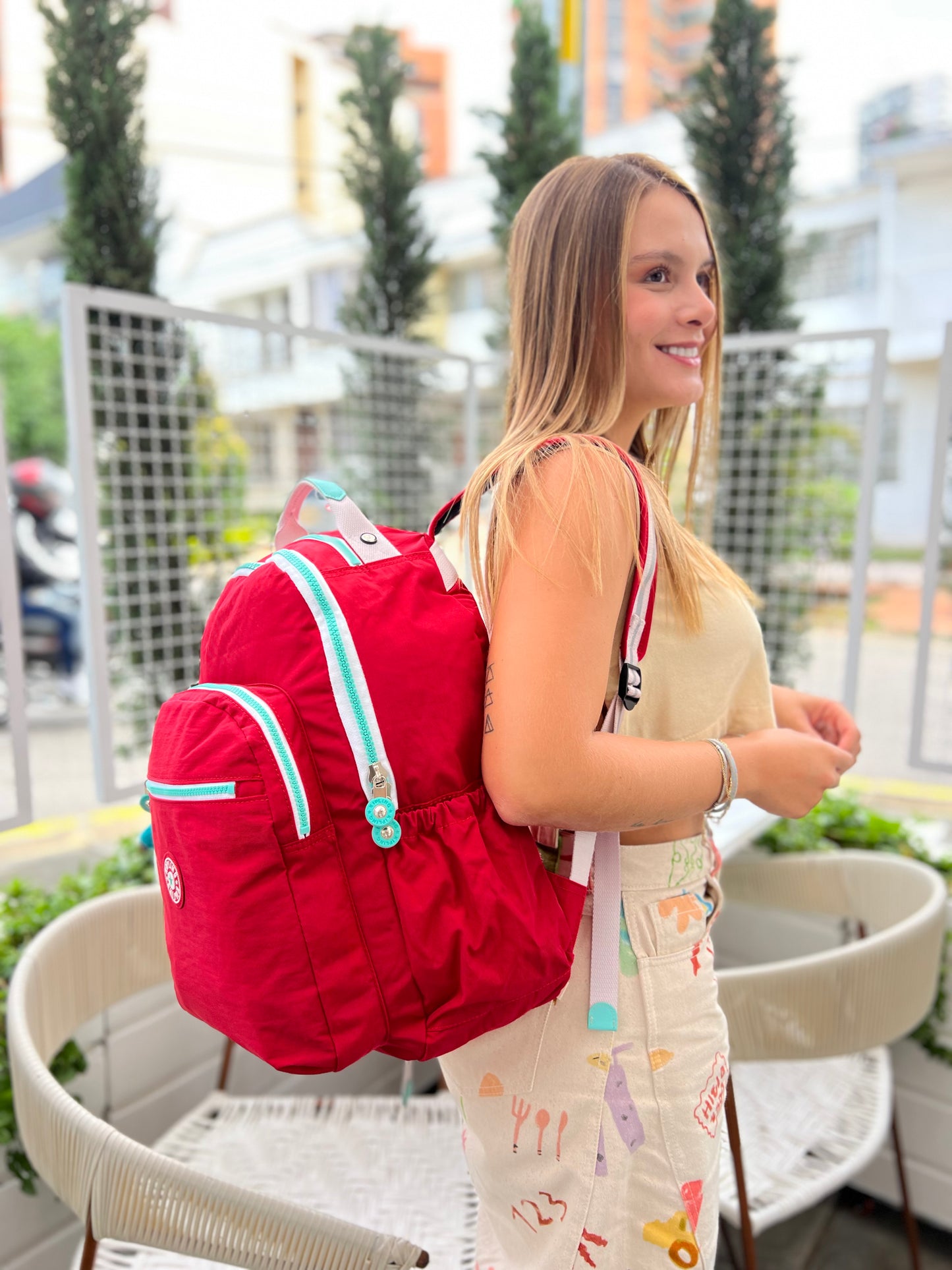 Morral Talla L Rojo