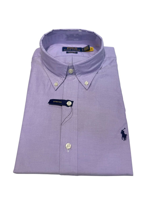 Camisa Polo R.L hombre Algodón Lila