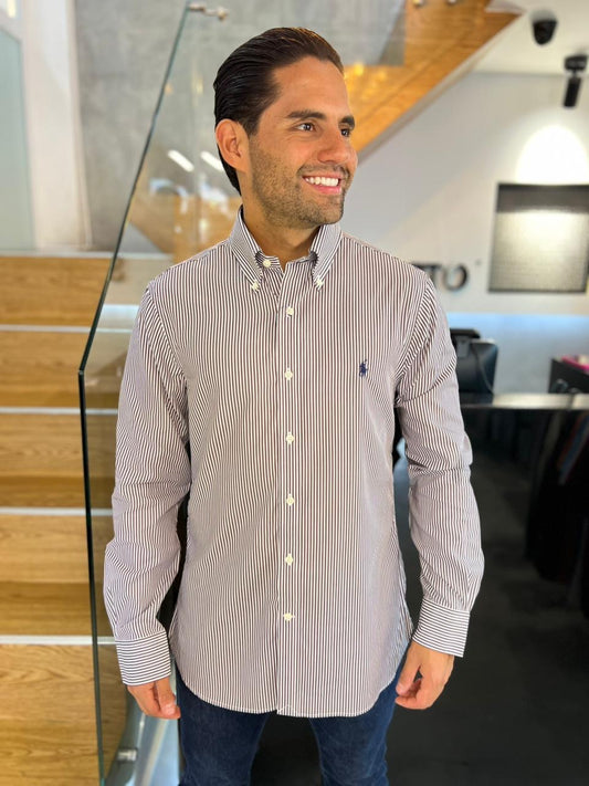Camisa Polo R.L hombre Algodón Slim Fit