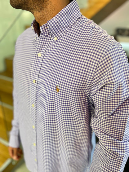 Camisa Polo R.L hombre Oxford