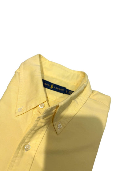 Camisa Polo R.L hombre Oxford Amarilla