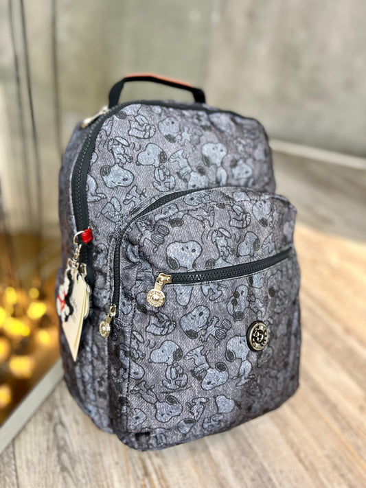 Morral Talla L Negro Snoopy