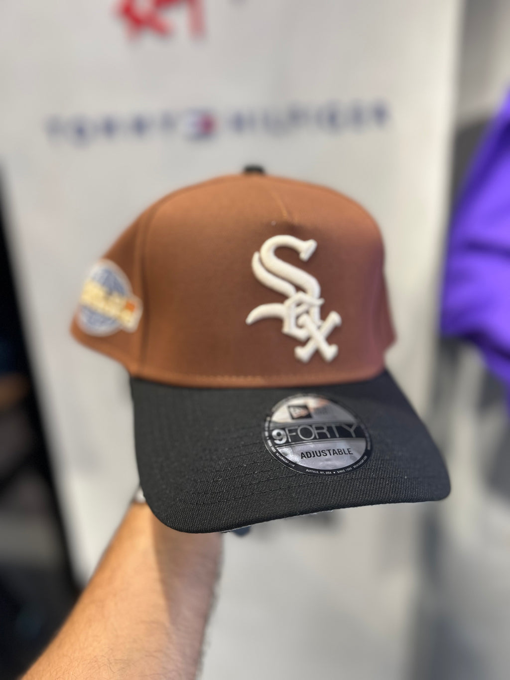 Gorra New Era Chicago White Sox Cafe con Negro