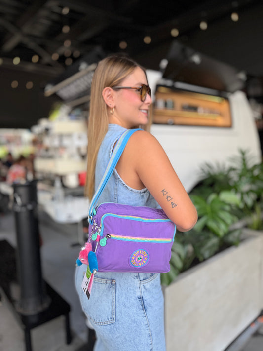 Bolso Manos Libres Morado