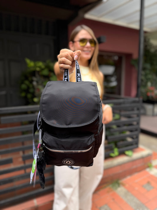 Morral Talla S City Pack Negro-Plateado