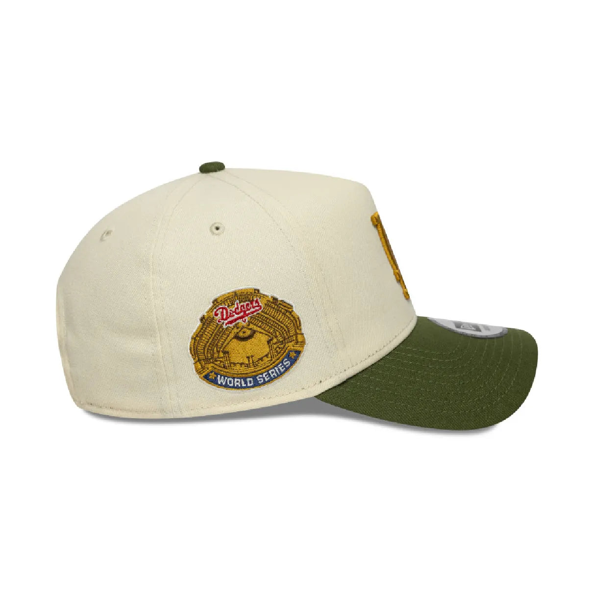 Gorra New Era LA 940 Ajustable Beige - Verde