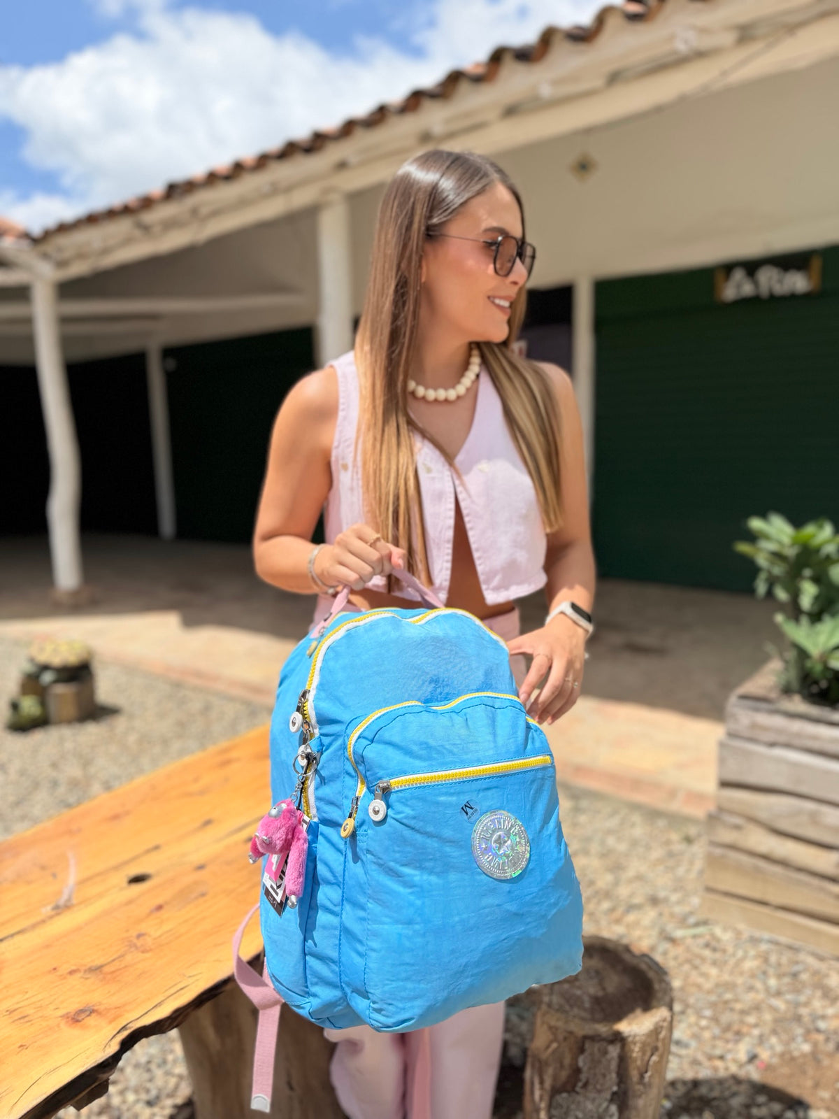 Morral Talla L Azul