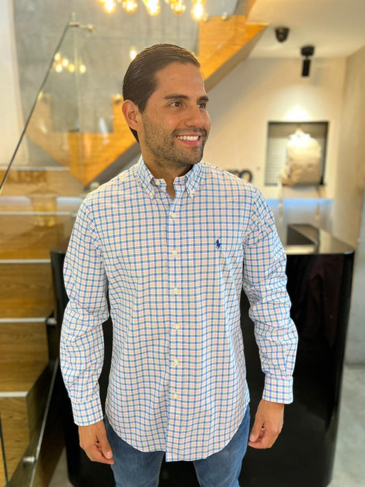 Camisa Polo R.L hombre Algodón